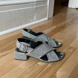 Marni silver sandals